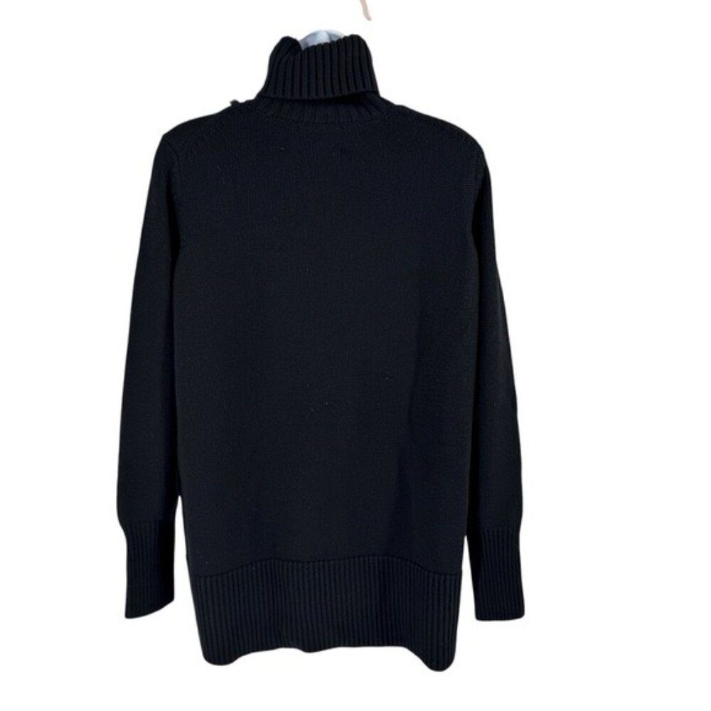Tuckernuck NEW Wool Black Sophia 100% Wool Turtleneck Tunic Sweater Size XS - Picture 8 of 10